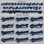 Custom Authentic Baseball Jersey - Personalized Gray Black-Blue Design with Team Name and Number Personalized Gray Black-Blue