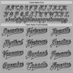 Custom Name and Number Two Tone Bomber Varsity Jacket in Gray Black - Personalized Full-Snap Letterman Jacket Personalized