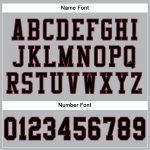 Custom Name Number Football Jersey - Personalized Gray Black Burgundy Authentic Mesh Team Apparel Personalized Gray Black-Burgundy