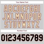 Custom Name & Number Authentic Gray Black-City Baseball Jersey - Personalized Team Apparel Personalized Gray Black-City Cream