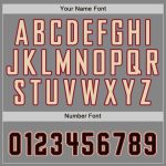 Custom Name and Number Baseball Jersey in Gray Black-City Cream - Personalized Team Apparel Personalized Gray Black-City