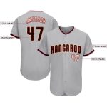 Custom Name and Number Baseball Jersey in Gray Black-City Cream - Personalized Team Apparel Personalized Gray Black-City