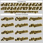 Personalized Authentic Baseball Jersey in Gray Black-Gold - Custom Sportswear for Fans Personalized Gray Black-Gold Authentic