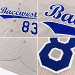 Custom Name Number Personalized Baseball Jersey Gray Black Gold Authentic Team Personalized Gray Black-Gold Authentic Baseball