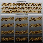 Custom Name and Number Personalized Gray Black-Gold Baseball Jersey - Authentic Fade Fashion Team Jersey Personalized Gray
