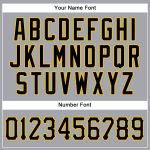 Custom Name Number Personalized Baseball Jersey Gray Black Gold Sleeveless Authentic Team Jersey Personalized Gray Black-Gold