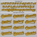 Custom Name & Number Personalized Black Gold Gray Baseball Jersey - Authentic Throwback Style Personalized Gray Black-Gold