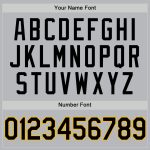Custom Name & Number Personalized Black Gold Gray Baseball Jersey - Authentic Throwback Style Personalized Gray Black-Gold