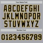 Custom Personalized Basketball Jersey - Gray Black Gold Authentic Throwback with Name and Number Personalized Gray Black-Gold