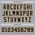 Custom Name and Number Gray Black-Gold Two Tone Baseball Jersey - Personalized Authentic Team Jersey Personalized Gray Black-Gold