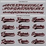Custom Name and Number Personalized Hockey Jersey - Gray Black-Maroon Team Apparel Personalized Gray Black-Maroon Hockey