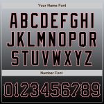 Custom Name and Number Personalized Gray and Black Medium Pink Fade Fashion Baseball Jersey - Authentic Team Apparel Personalized