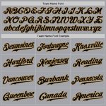 Custom Name and Number Baseball Jersey - Personalized Gray Black and Old Gold Authentic Team Apparel Personalized Gray Black-Old
