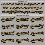 Custom Name and Number Two-Button Unisex Softball Jersey - Personalized Gray Black-Old Gold Design Personalized Gray Black-Old