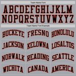 Custom Personalized Basketball Jersey - Gray Black-Orange with Team Name and Number Personalized Gray Black-Orange Authentic
