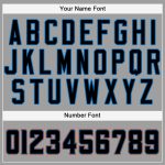 Custom Gray Black and Orange Baseball Jersey - Personalized Sports Apparel Personalized Gray Black-Orange Baseball Jersey