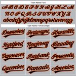 Custom Team Name Number Gray Black-Orange Performance Vapor Golf Polo Shirt Personalized Gray Black-Orange Performance Vapor
