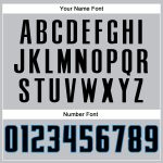 Custom Name and Number Personalized Authentic Basketball Jersey Gray Black Pinstripe Black Blue Personalized Gray Black Pinstripe