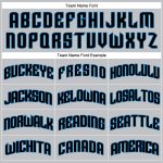 Custom Name and Number Personalized Authentic Basketball Jersey Gray Black Pinstripe Black Blue Personalized Gray Black Pinstripe
