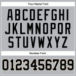 Custom Basketball Jersey with Personalized Name and Number - Gray Black Pinstripe Authentic Design Personalized Gray Black