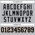 Custom Name and Number Personalized Authentic Black-Old Gold Basketball Jersey with Gray Black Pinstripe Design Personalized