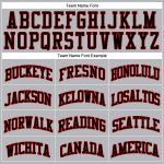 Custom Name and Number Authentic Basketball Jersey Personalized Gray Black Pinstripe Black-Red Personalized Gray Black Pinstripe