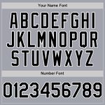 Custom Name and Number Personalized Sleeveless Baseball Jersey - Gray Black Pinstripe Authentic Team Apparel Personalized