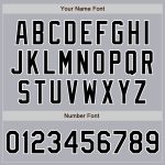 Custom Name and Number Unisex Softball Jersey, Personalized Gray Black Pinstripe Two-Button Design Personalized Gray Black