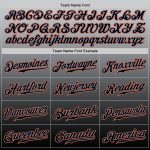 Custom Name and Number Personalized Baseball Jersey - Gray Black Powder Blue Authentic Fade Fashion Style Personalized Gray