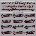 Custom Baseball Jersey with Personalized Name and Number - Gray Black Powder Blue Orange Authentic Design Personalized Gray