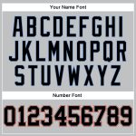 Custom Personalized Basketball Jersey - Gray Black Powder Blue Orange | Authentic Throwback Team Name & Number Personalized