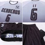 Custom Name and Number Soccer Jersey - Personalized Gray Black Fade Sublimation Fashion Uniform Personalized Gray Black Sublimation
