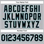 Custom Name and Number Vapor Golf Polo Shirt in Gray Black-Teal, Personalized Performance Team Shirt Personalized Gray Black-Teal