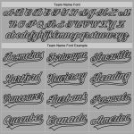 Custom Name and Number Unisex Softball Jersey Gray Black Two-Button Design Personalized Gray Black Two-Button Unisex Softball