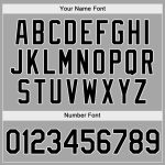Personalized Gray and Black Authentic Baseball Jersey for Men and Women Personalized Gray Black-White Authentic Baseball