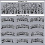 Custom Name Number Authentic Drift Fashion Baseball Jersey Gray Black White Personalized Gray Black-White Authentic Drift