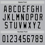 Custom Gray Black White Hockey Jersey - Personalized Sports Apparel Personalized Gray Black-White Hockey Jersey