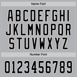 Custom Name and Number Hockey Jersey - Personalized Gray and Black-White Team Jersey Personalized Gray Black-White Hockey
