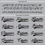 Custom Name and Number Hockey Jersey - Personalized Gray and Black-White Team Jersey Personalized Gray Black-White Hockey