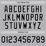 Custom Name and Number Baseball Jersey - Personalized Gray Black-White Mesh Authentic Throwback Team Style Personalized Gray