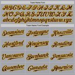 Custom Team Baseball Jersey - Personalized Gray Brown Gold with Name and Number - Authentic Design Personalized Gray Brown-Gold
