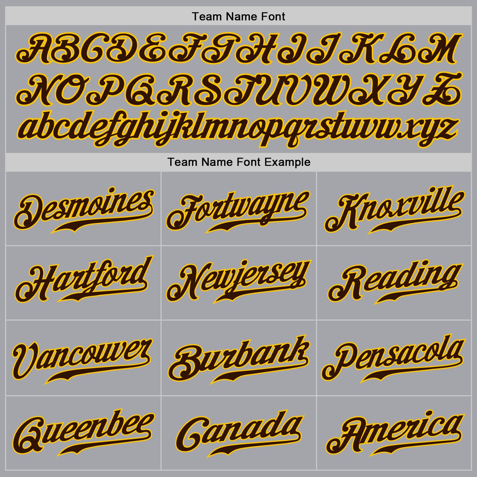 Personalized Gray Brown-Gold Authentic Baseball Jersey Team Custom Name and Number Custom Team Baseball Jersey - Personalized Gray Brown Gold with Name and Number - Authentic Design Personalized Gray Brown-Gold - Image 4