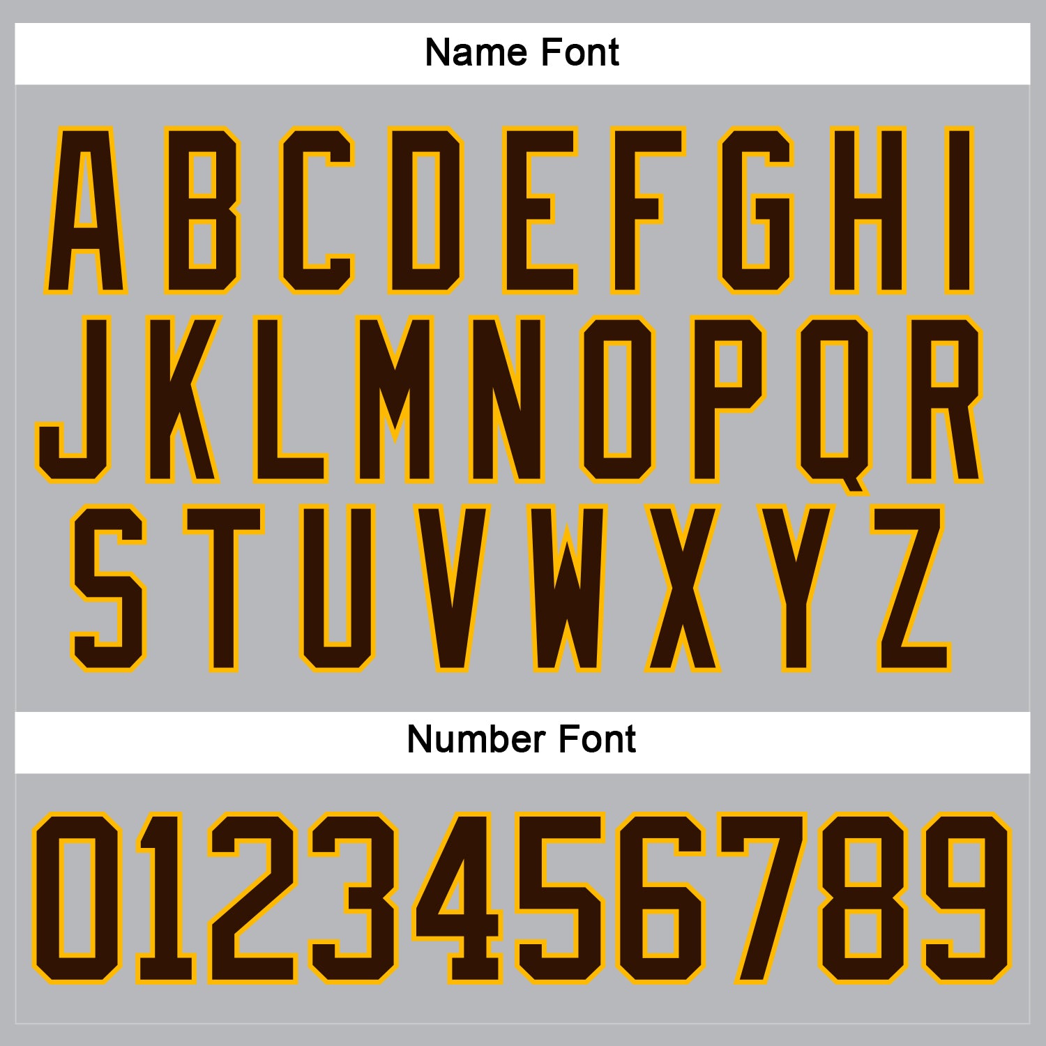 Personalized Gray Brown-Gold Hockey Lace Neck Jersey Team Custom Name and Number Custom Name and Number Personalized Hockey Jersey in Gray Brown Gold Lace Neck Personalized Gray Brown-Gold Hockey Lace Neck - Image 5