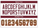 Custom Name Number Gray Burgundy Gold Mesh Football Jersey Personalized Team Apparel Personalized Gray Burgundy-Gold Mesh