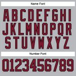 Custom Name and Number Personalized Hockey Jersey - Gray Crimson-Black Lace Neck Team Jersey Personalized Gray Crimson-Black
