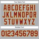 Custom Name Number Personalized Gray Crimson Gold Baseball Jersey Personalized Gray Crimson-Gold Authentic Baseball Jersey