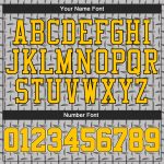 Custom Name and Number Personalized 3D Pattern Baseball Jersey - Gray Gold-Black Design Authentic Team Jersey Personalized