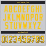 Custom Name Number Gray Gold Black Authentic Basketball Jersey - Personalized Throwback Team Jersey Personalized Gray Gold-Black