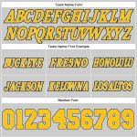 Custom Name Number Basketball Shorts Gray Gold Black Authentic Throwback Design Personalized Gray Gold-Black Authentic Throwback