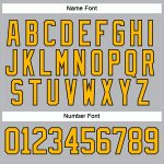 Custom Name and Number Hockey Jersey - Personalized Gray Gold-Black Lace Neck Team Apparel Personalized Gray Gold-Black Hockey